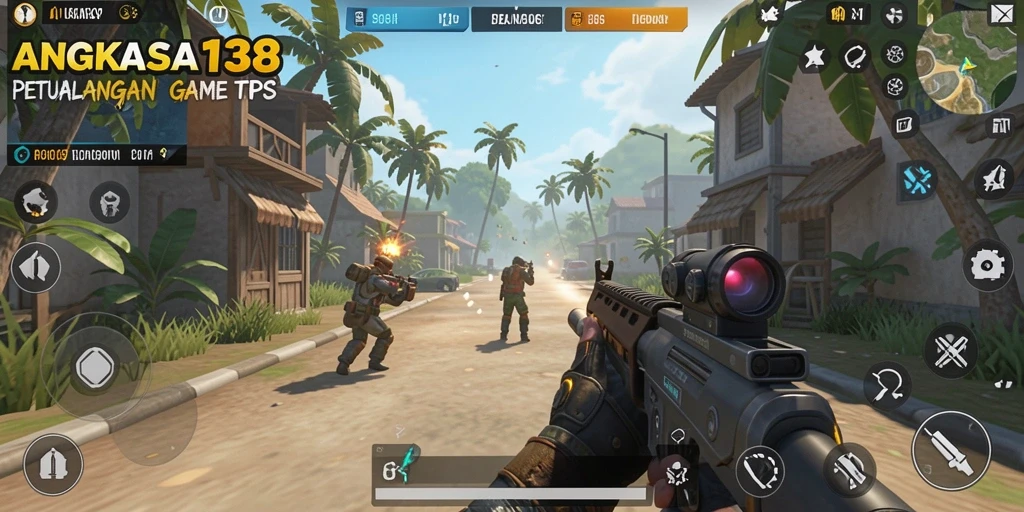 Tampilan gameplay seru dan grafis menakjubkan dalam ANGKASA138.
