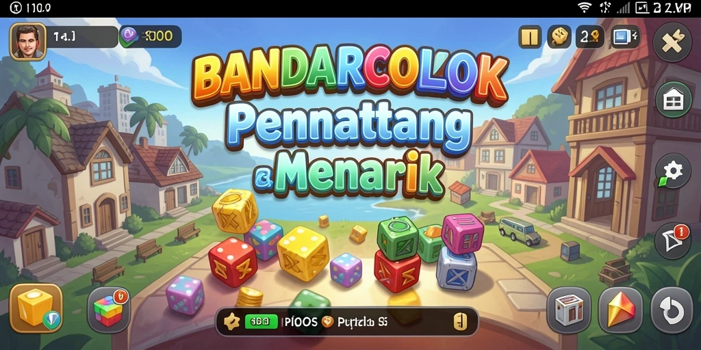 Screenshot dari gameplay BANDARCOLOK menampilkan teka-teki yang menarik dan tantangan menyenangkan.