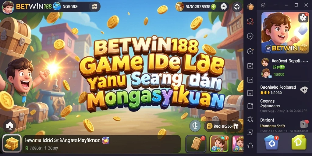 Tangkapan layar gameplay BETWIN188 menampilkan suasana Idle yang mendebarkan.