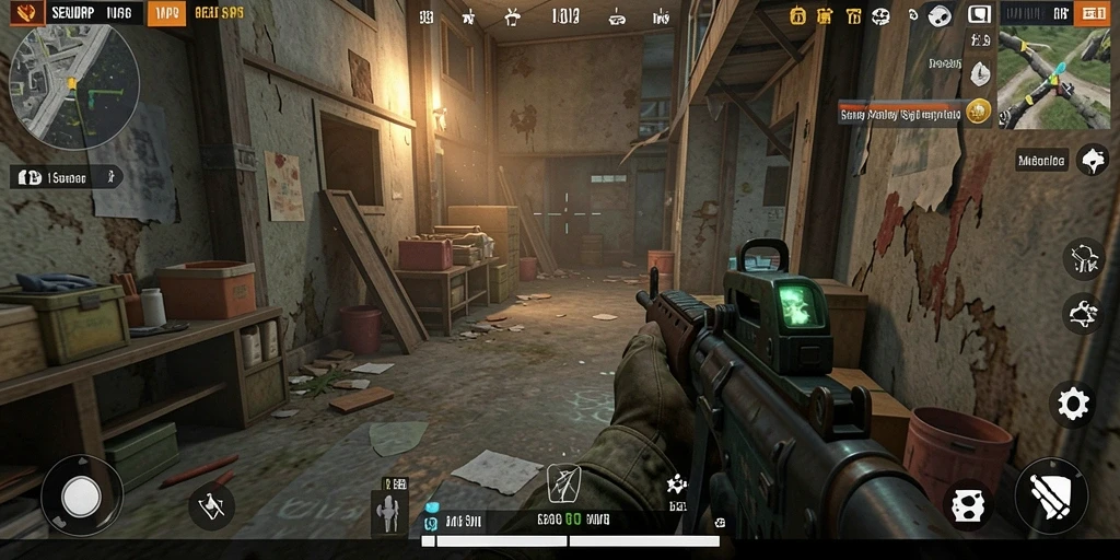 Tampilan seru dari gameplay SERURP dengan momen pertempuran intens