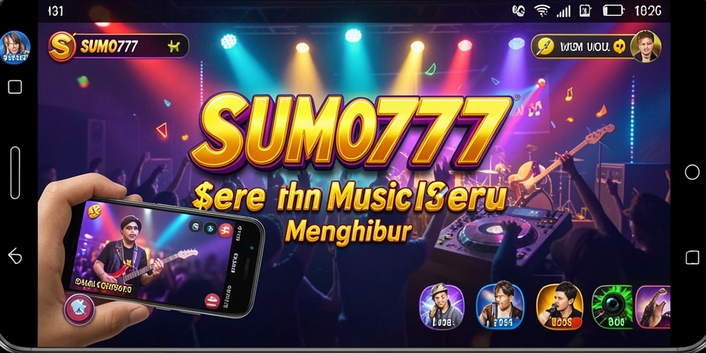 Tampilan gameplay SUMO777 dengan efek visual yang menawan.