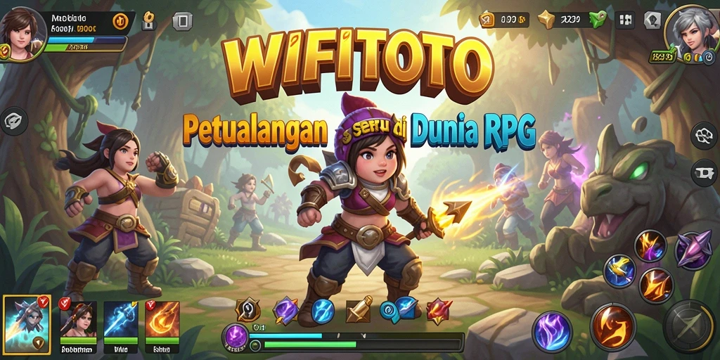 Gameplay RPG yang penuh aksi dan petualangan di WIFITOTO.